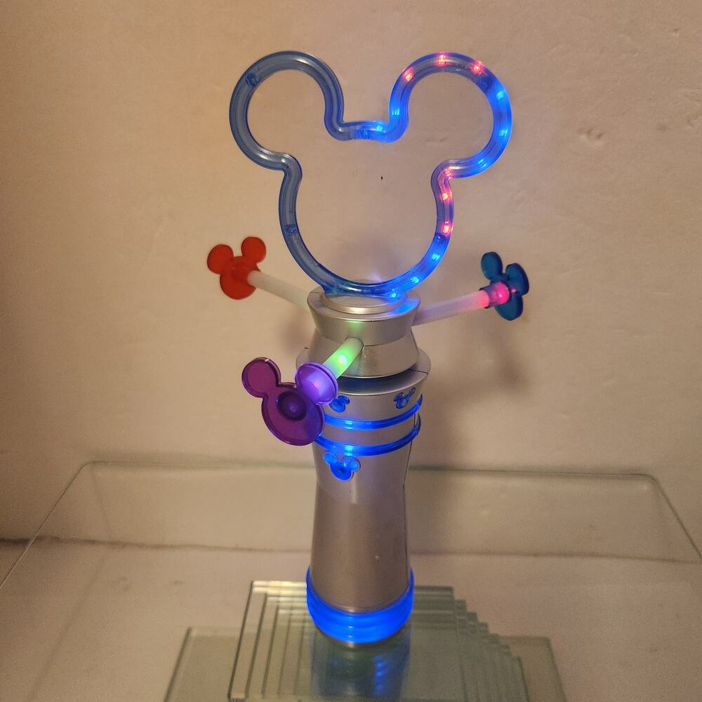 Disney Parks Light Up Chaser Mickey Mouse Head light up tested works